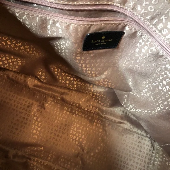 Kate Spade NWOT Glittering Rose Gold Tote - Picture 12 of 14